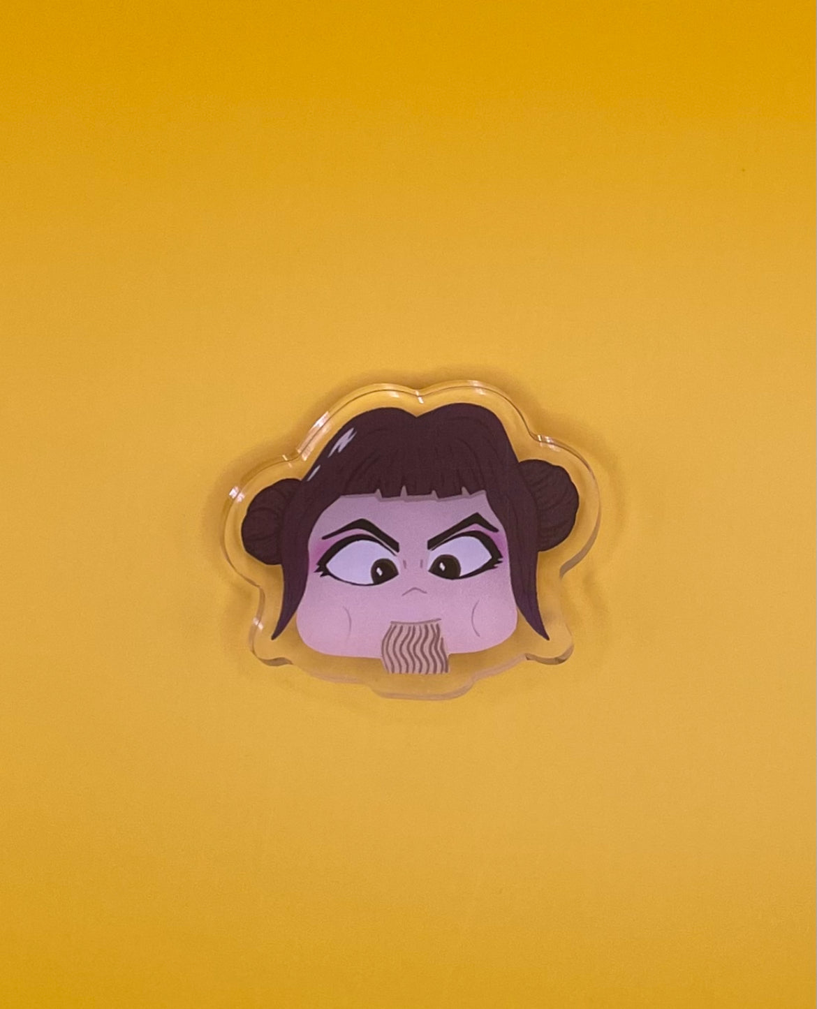 Kpop Demon Hunters Zoey Eating Ramen Pin