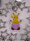 Kirby and Pikachu Keychain