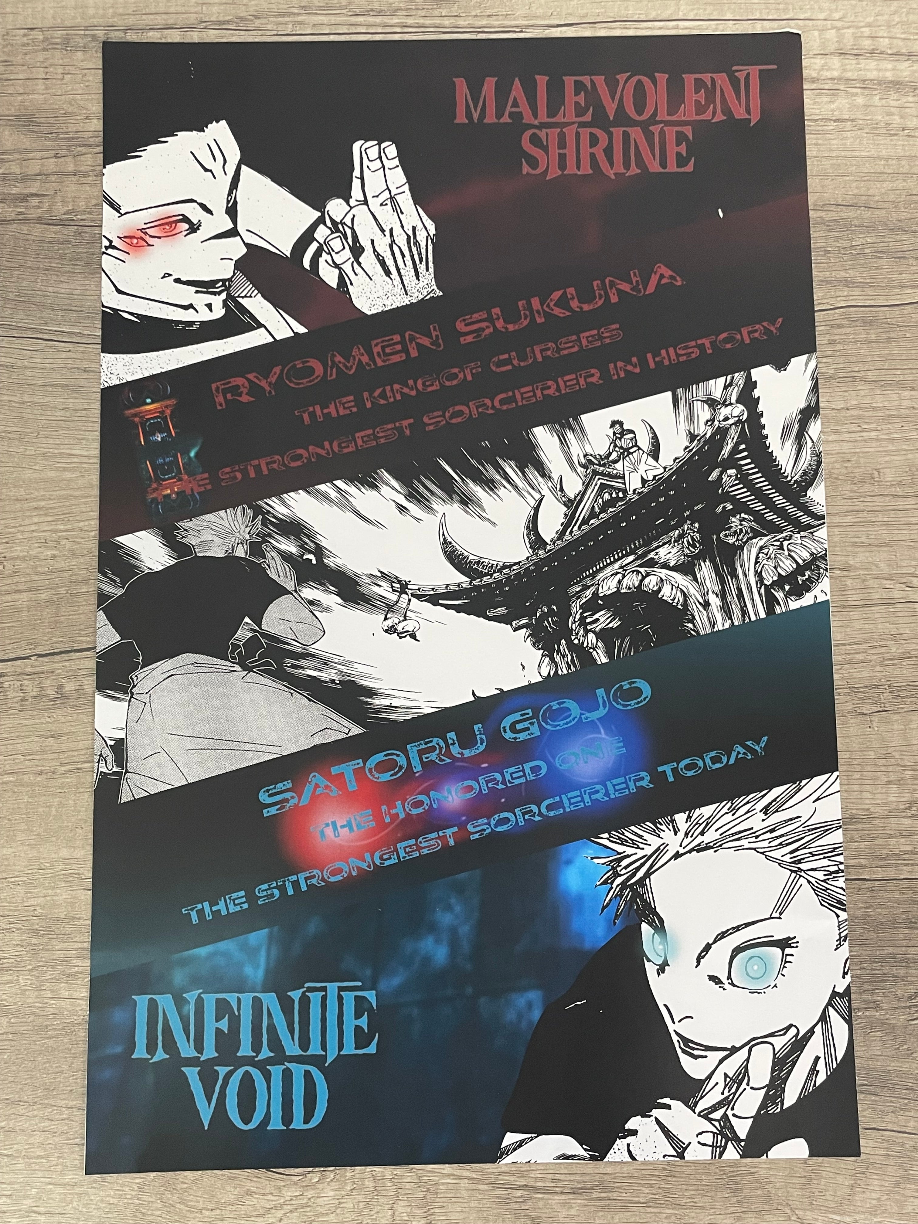 Gojo vs Sukuna Poster
