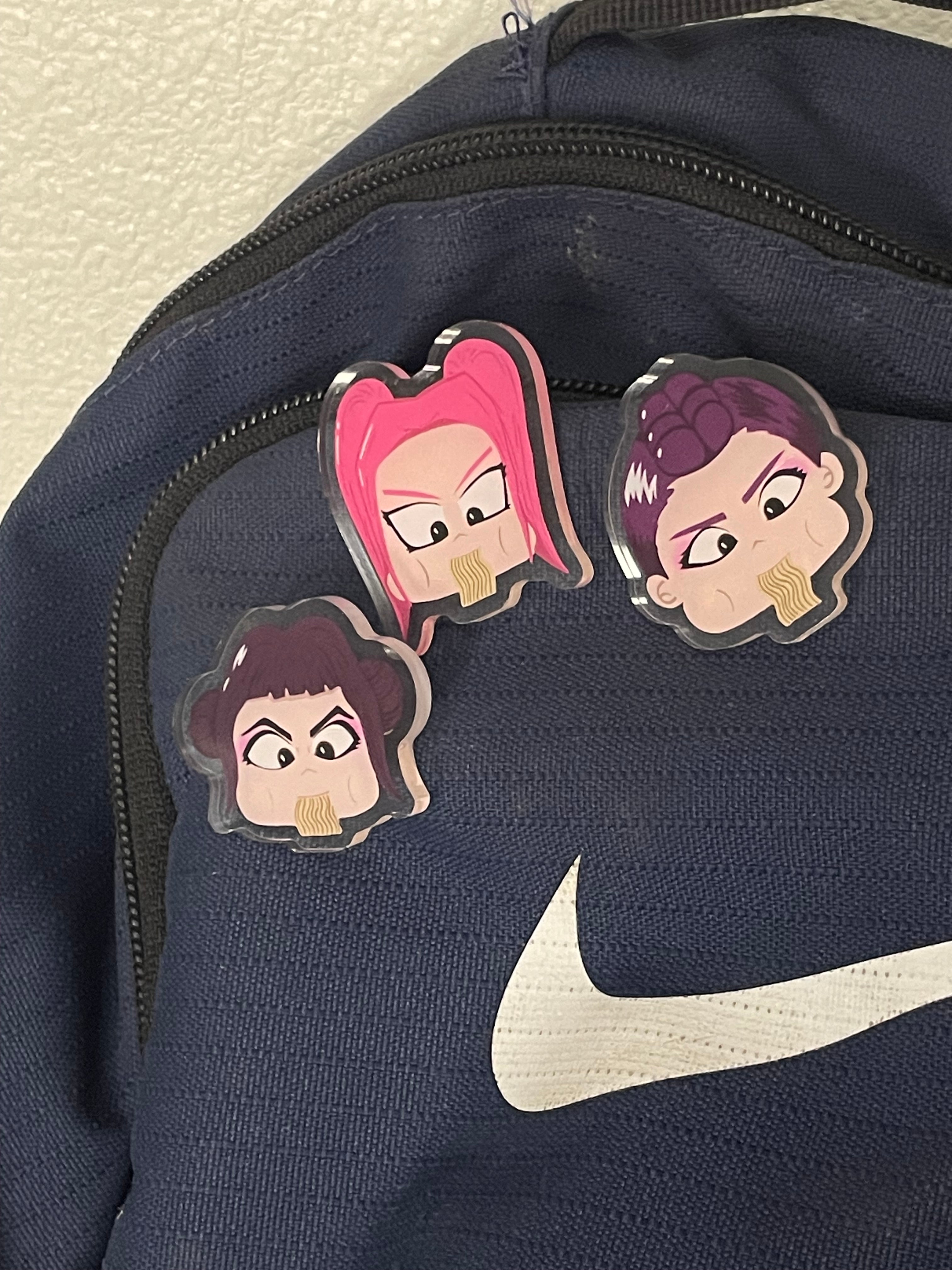 Kpop Demon Hunters Mira Eating Ramen Pin