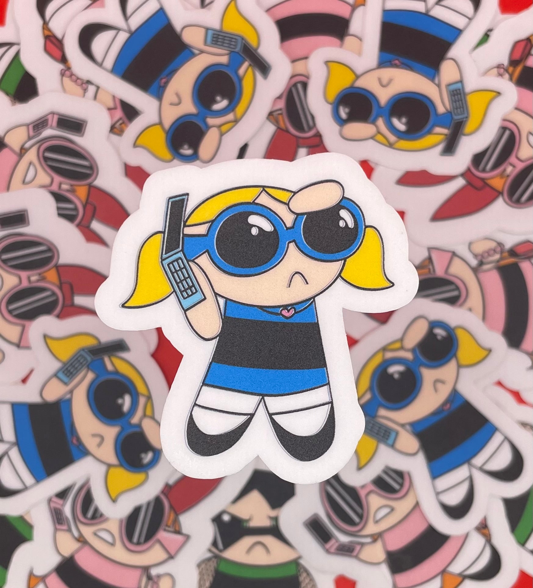 Y2K Powerpuff Girls Bubbles Sticker
