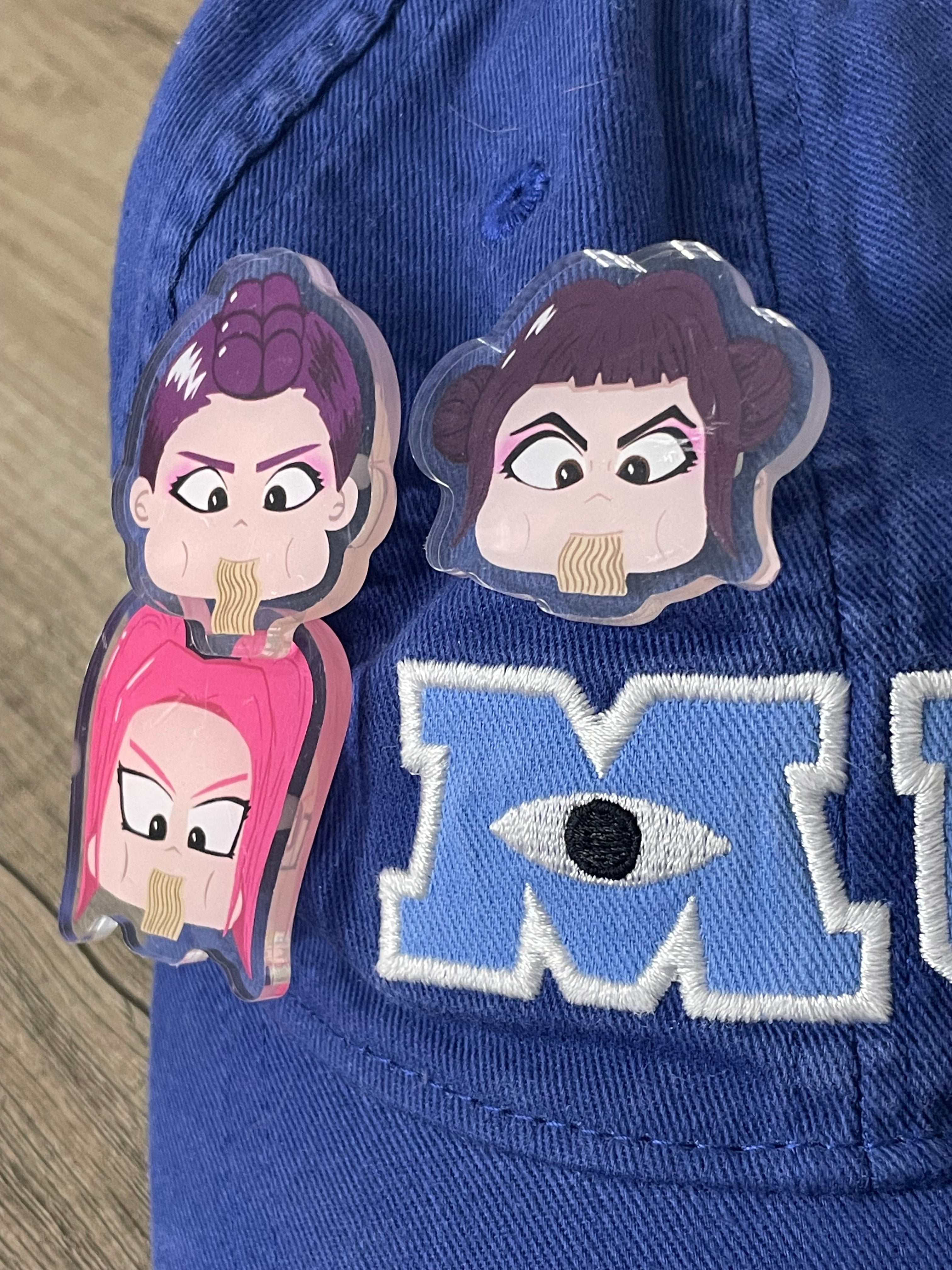 Kpop Demon Hunters Mira Eating Ramen Pin