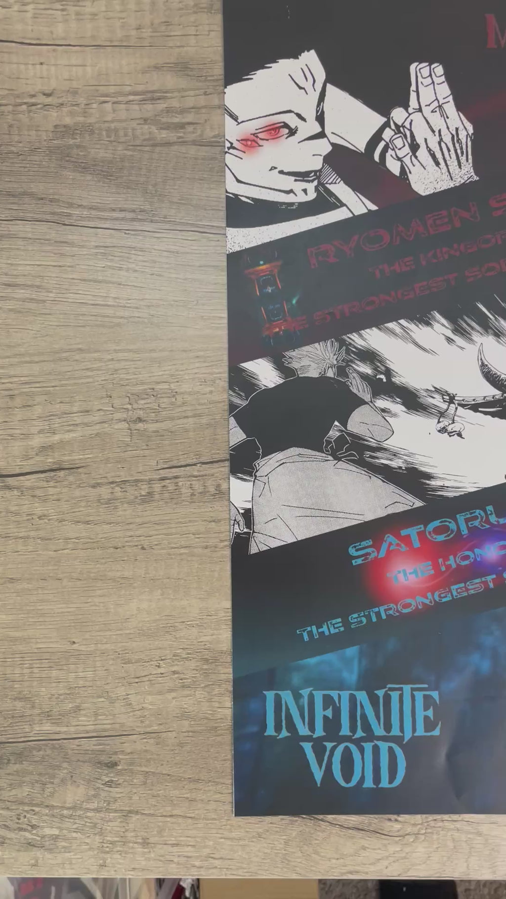 Gojo vs Sukuna Poster