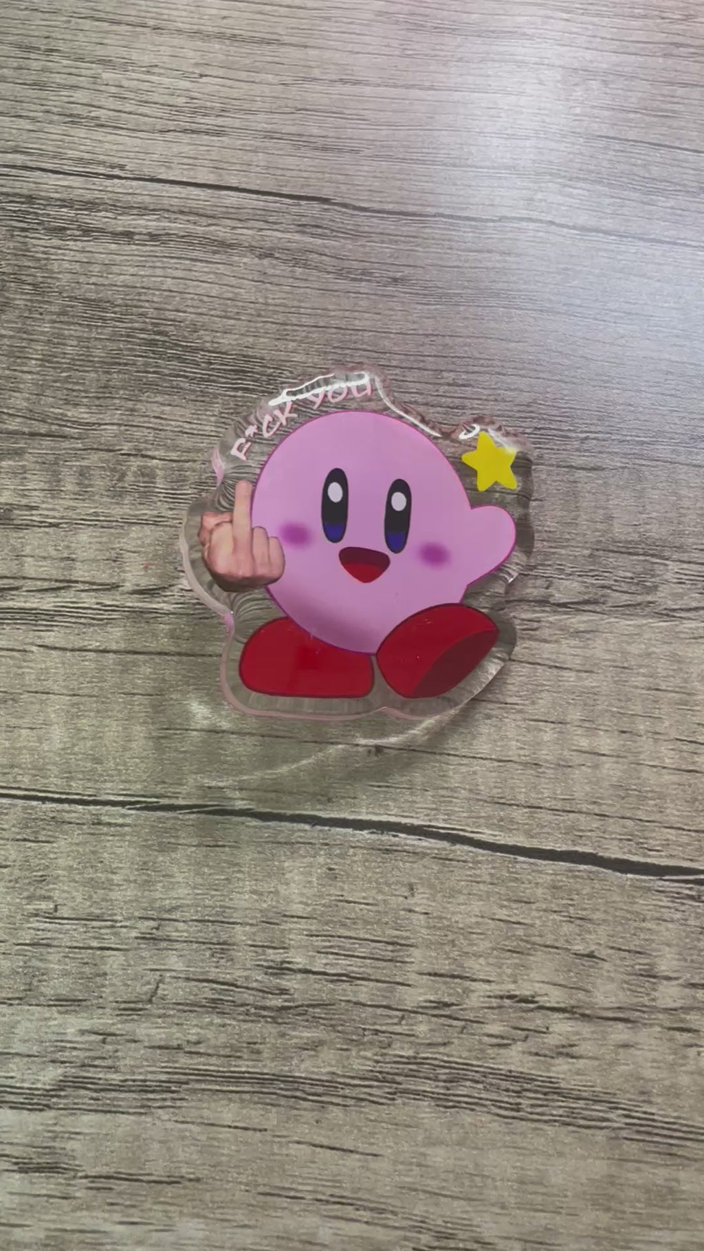 Kirby Fck You Pin